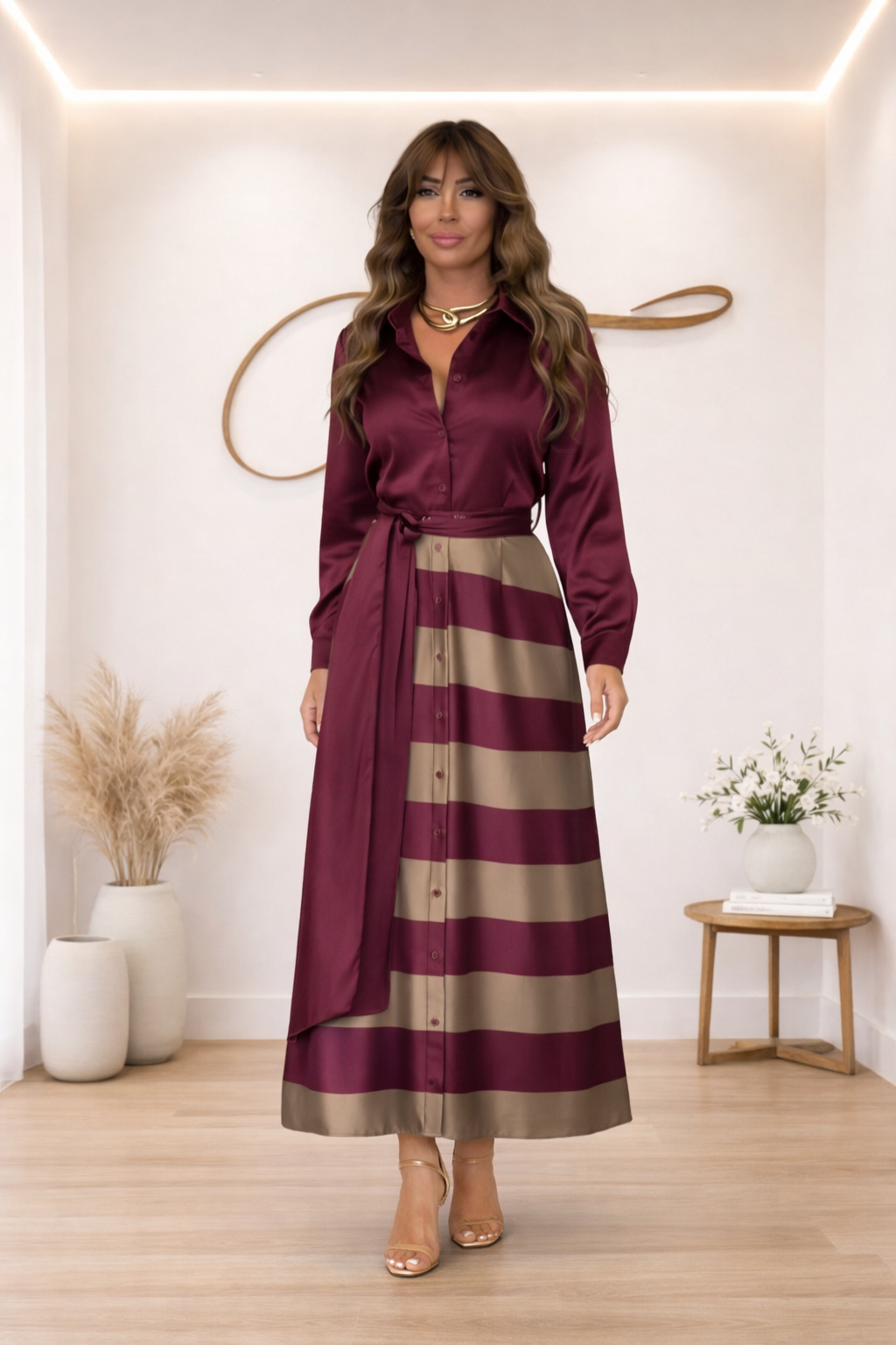 Vestido Rioja - Elegante con lazo