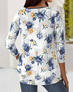 Camicetta casual con stampa floreale