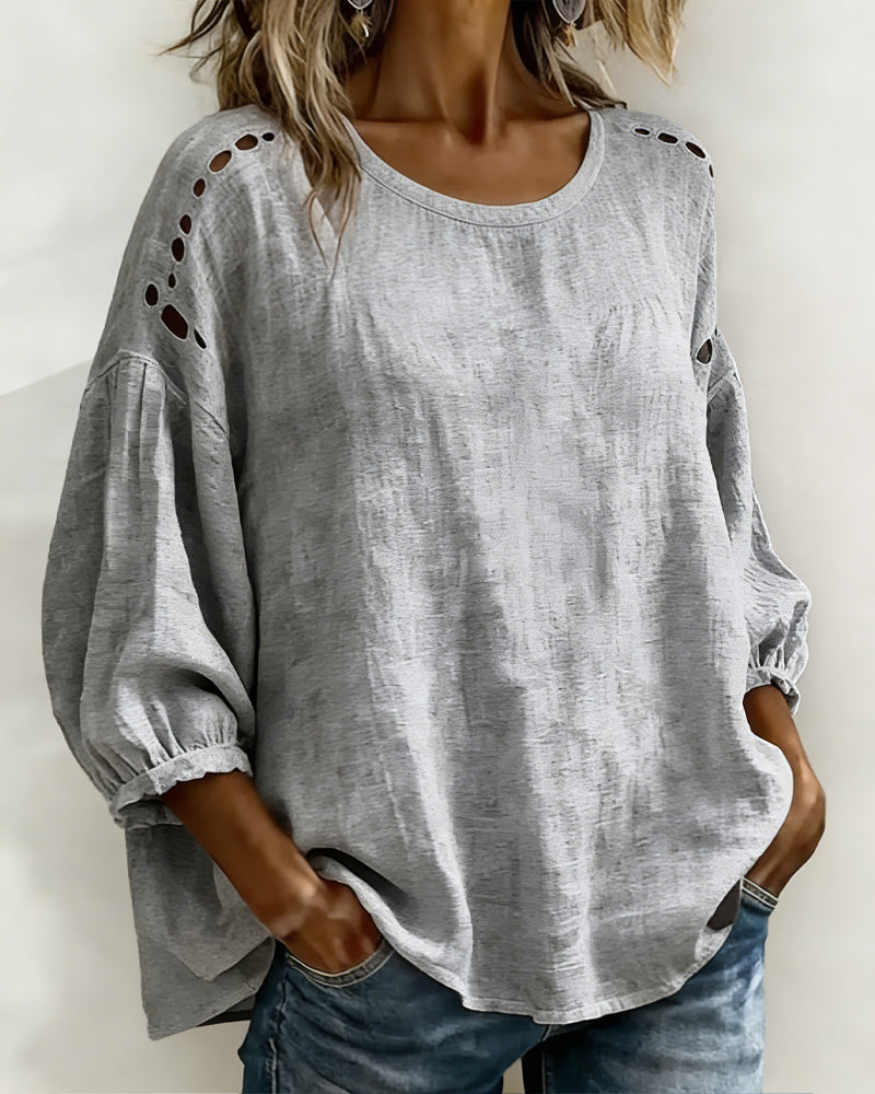 Camicetta Traforata 100% Cotone