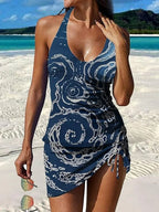 Fiesta – Tankini con stampa floreale e pantaloncini, effetto pancia piatta