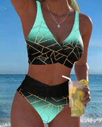 Bikini Sfumato Geometrico Linea
