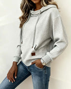 Felpa Con Cappuccio Dal Design Oversized E Un Mood Rilassato