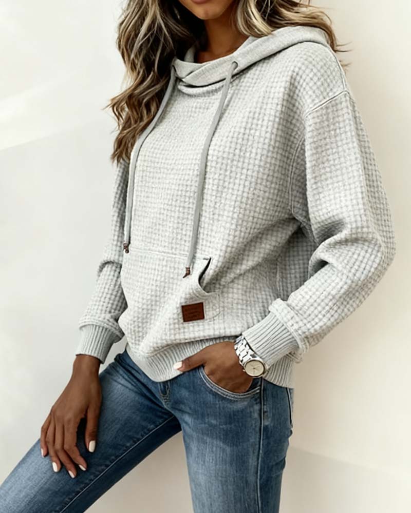 Felpa Con Cappuccio Dal Design Oversized E Un Mood Rilassato