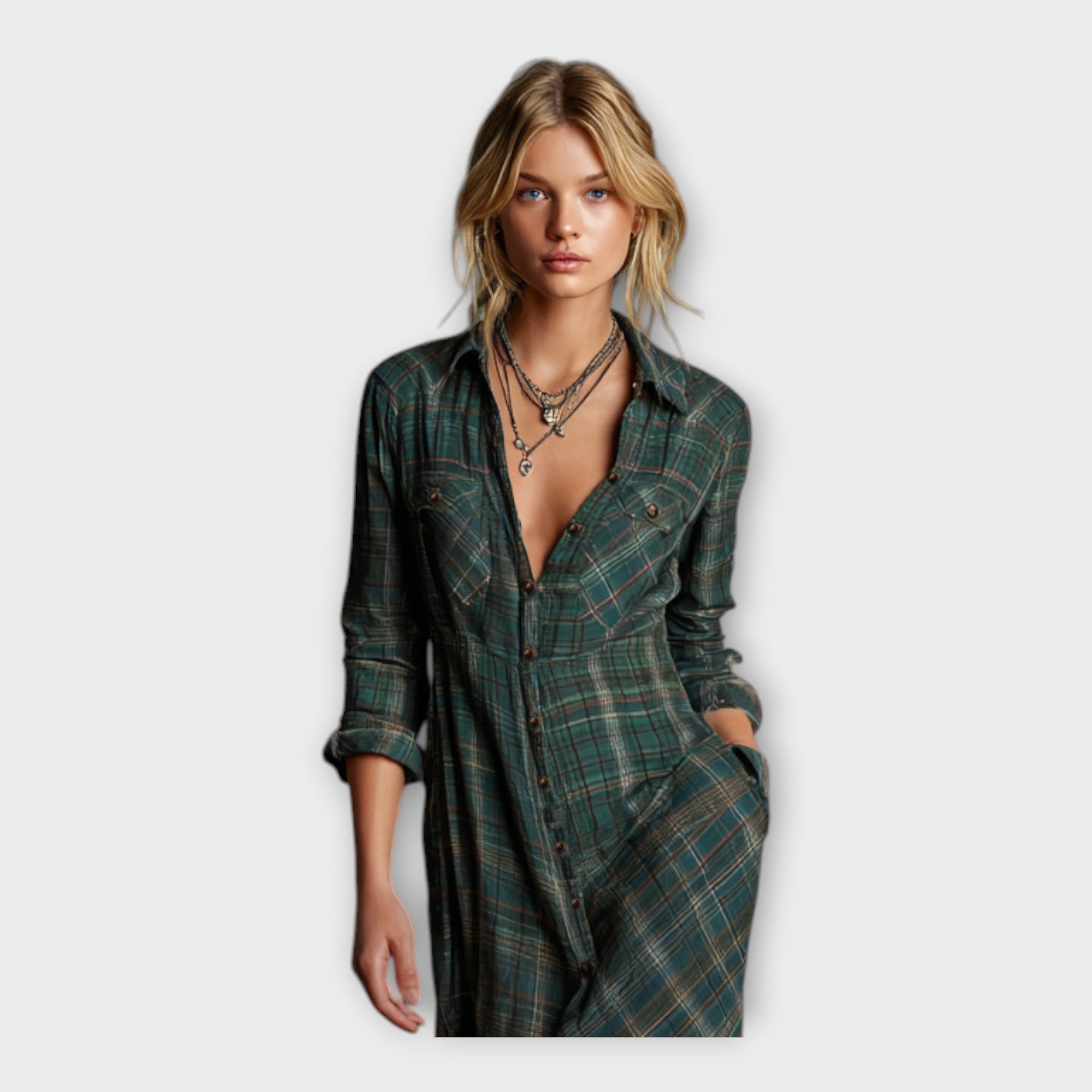 Camicia-vestito dall'eleganza intramontabile
