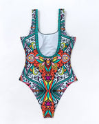 Costume da bagno da spiaggia con motivo floreale