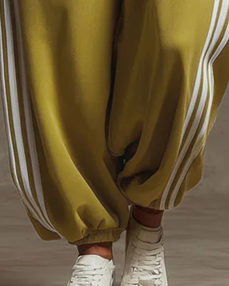 Combinazione Hip Hop a righe
