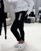 Pantaloni Moda Elastico Coulisse