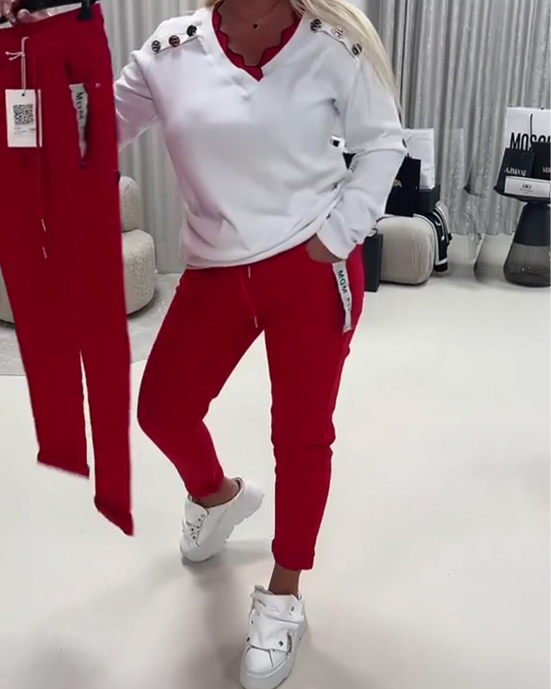 Pantaloni Moda Elastico Coulisse