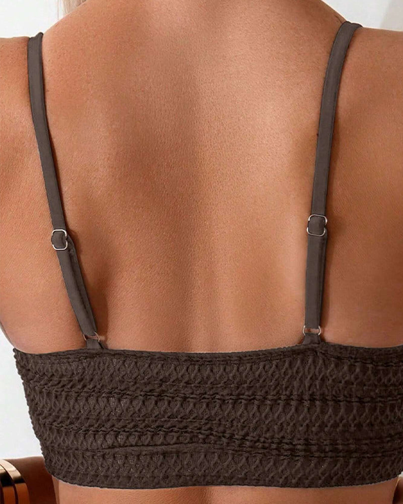 Bikini sexy a due pezzi con spalline