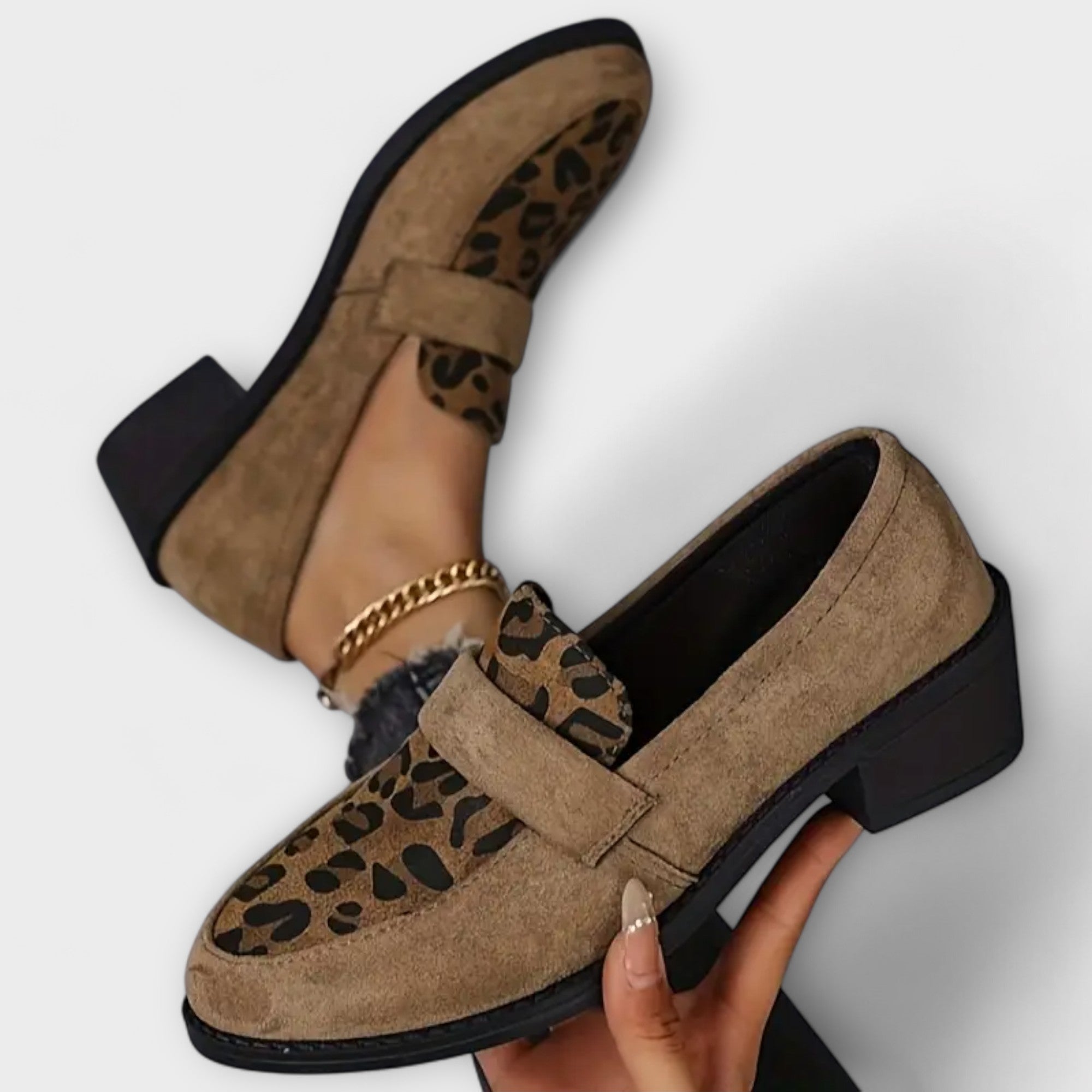 Aurora | Scarpe eleganti da donna con stampa leopardata