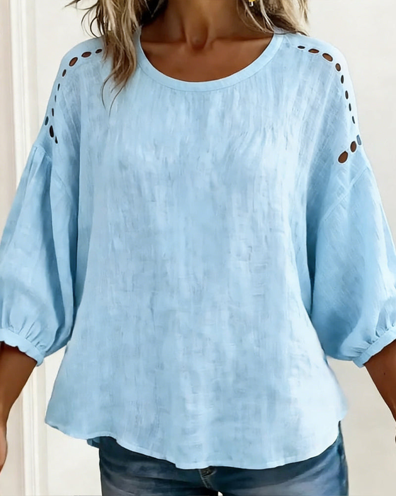 Camicetta Traforata 100% Cotone
