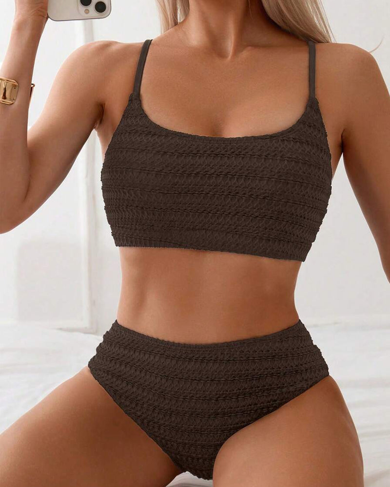 Bikini sexy a due pezzi con spalline