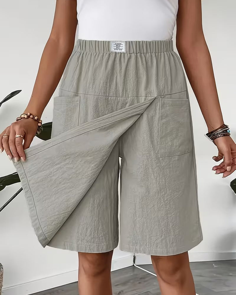 Pantaloncini 100% cotone Casual Tasca Design