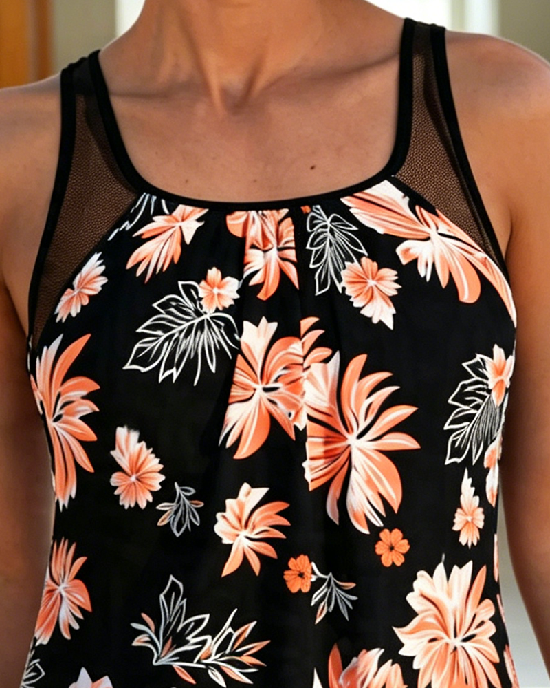 Tankini Copripancia Stampato