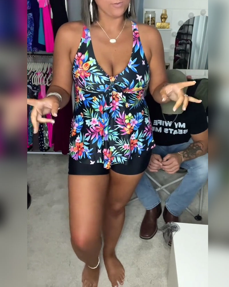 Costume da Bagno Sexy a Stampa di Tendenza