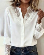 Camicia Elegante E Alla Moda Patchwork