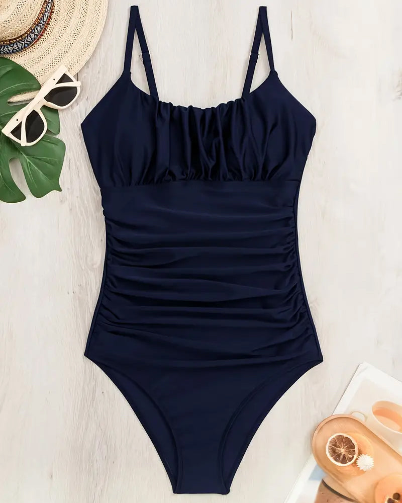 Costume da bagno aderente senza spalline sexy