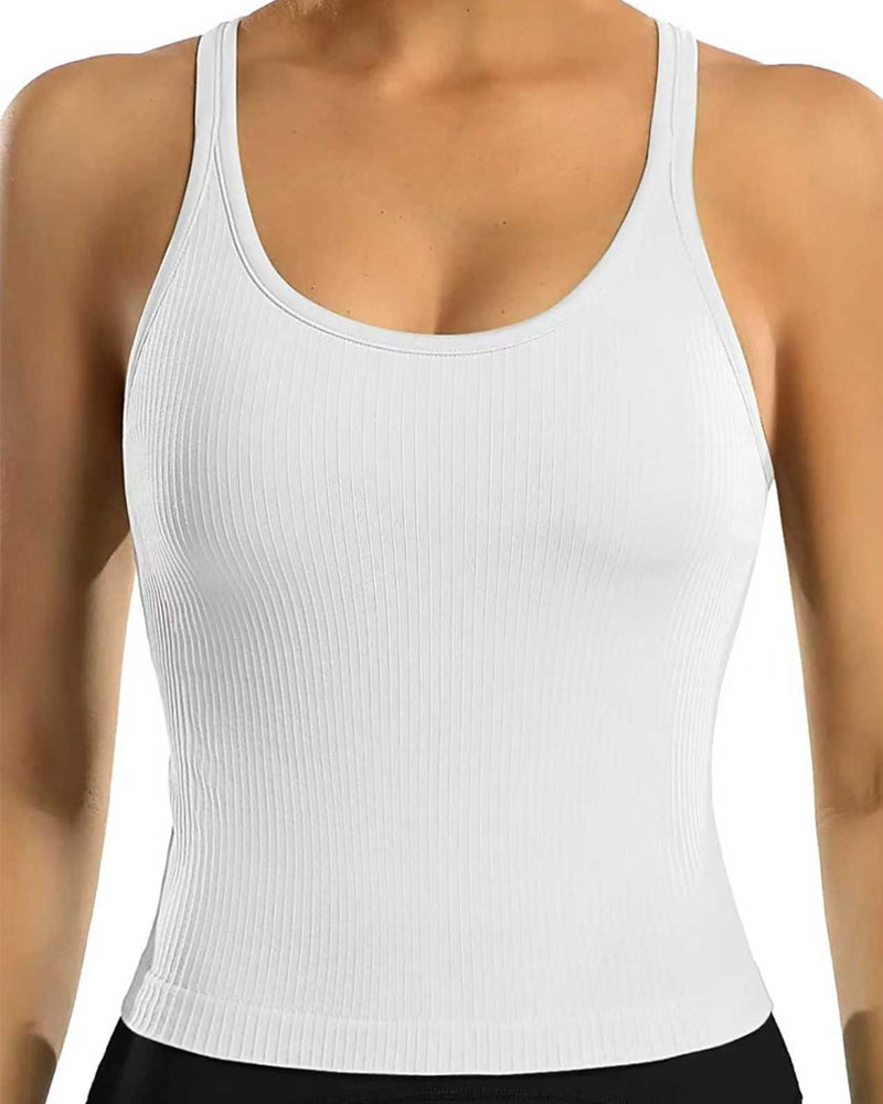 Canotta Con Reggiseno Integrato E Schiena Nuotatore