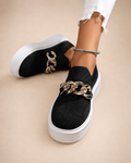 Maria - Scarpe con catena in metallo