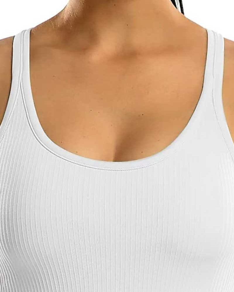 Canotta Con Reggiseno Integrato E Schiena Nuotatore