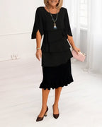Sophie – Abito fluido elegante con ruches