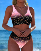 Bikini Sfumato Geometrico Linea