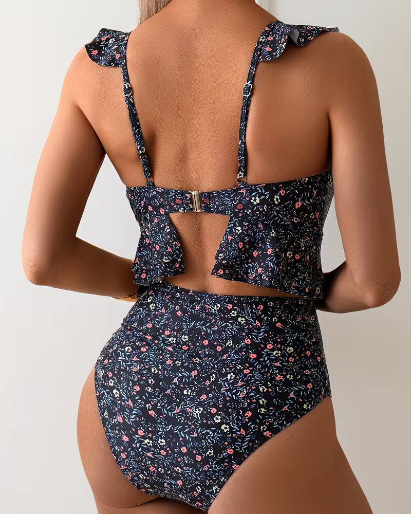 Bikini Petit Floreale Arricciato
