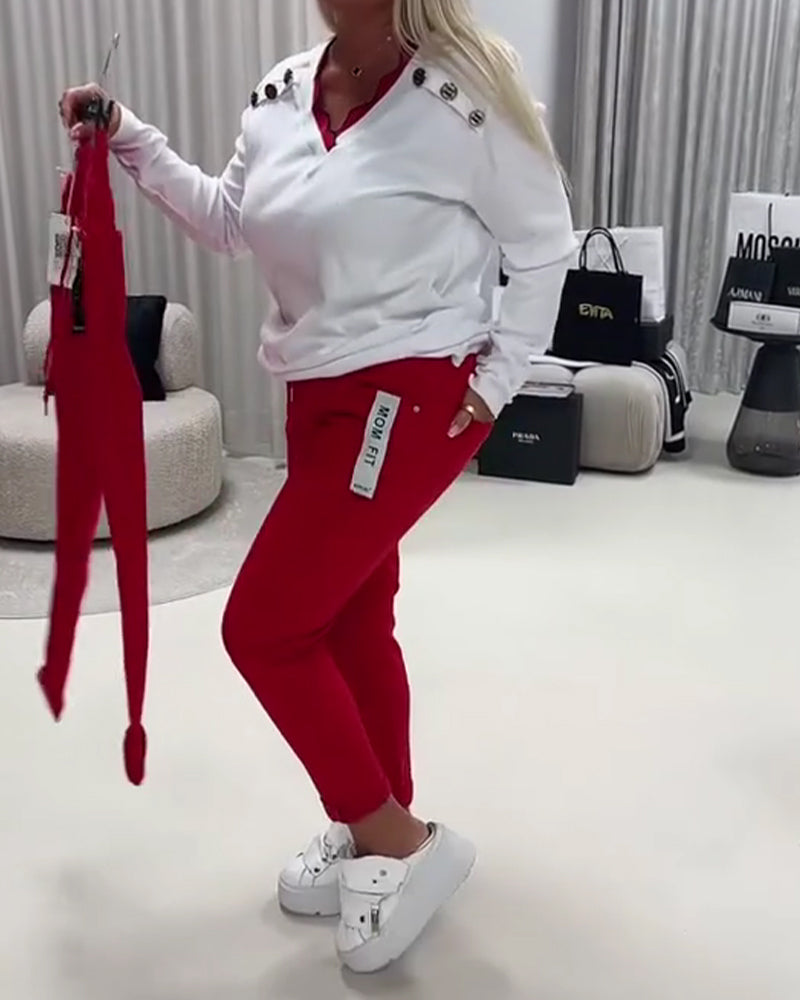 Pantaloni Moda Elastico Coulisse