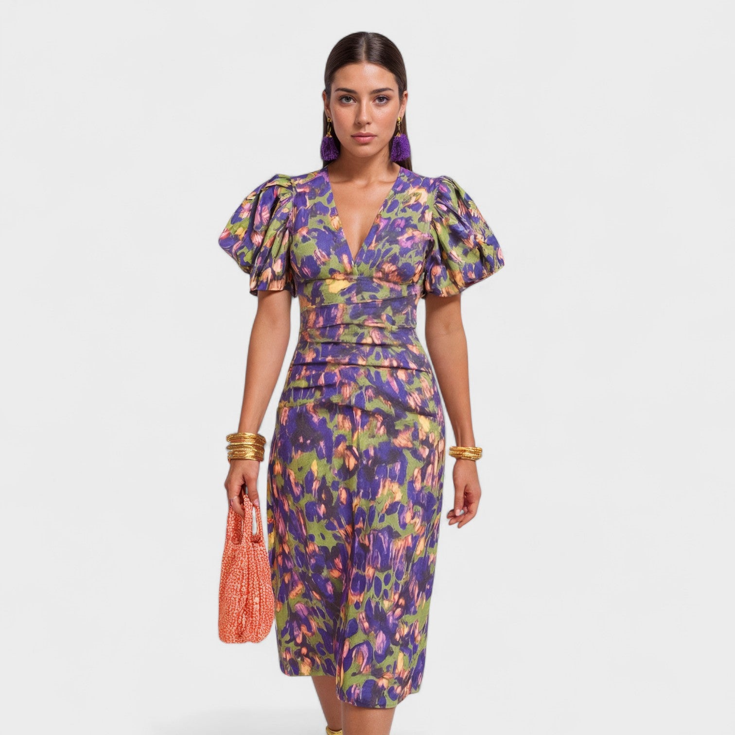 Lília - Vestito Fuego Tropical