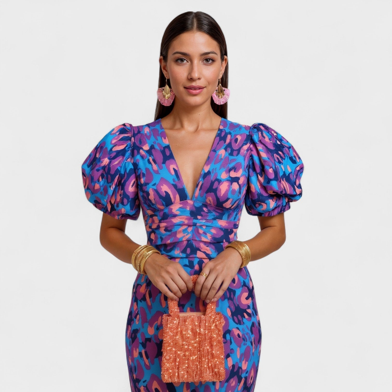 Lília - Vestito Fuego Tropical