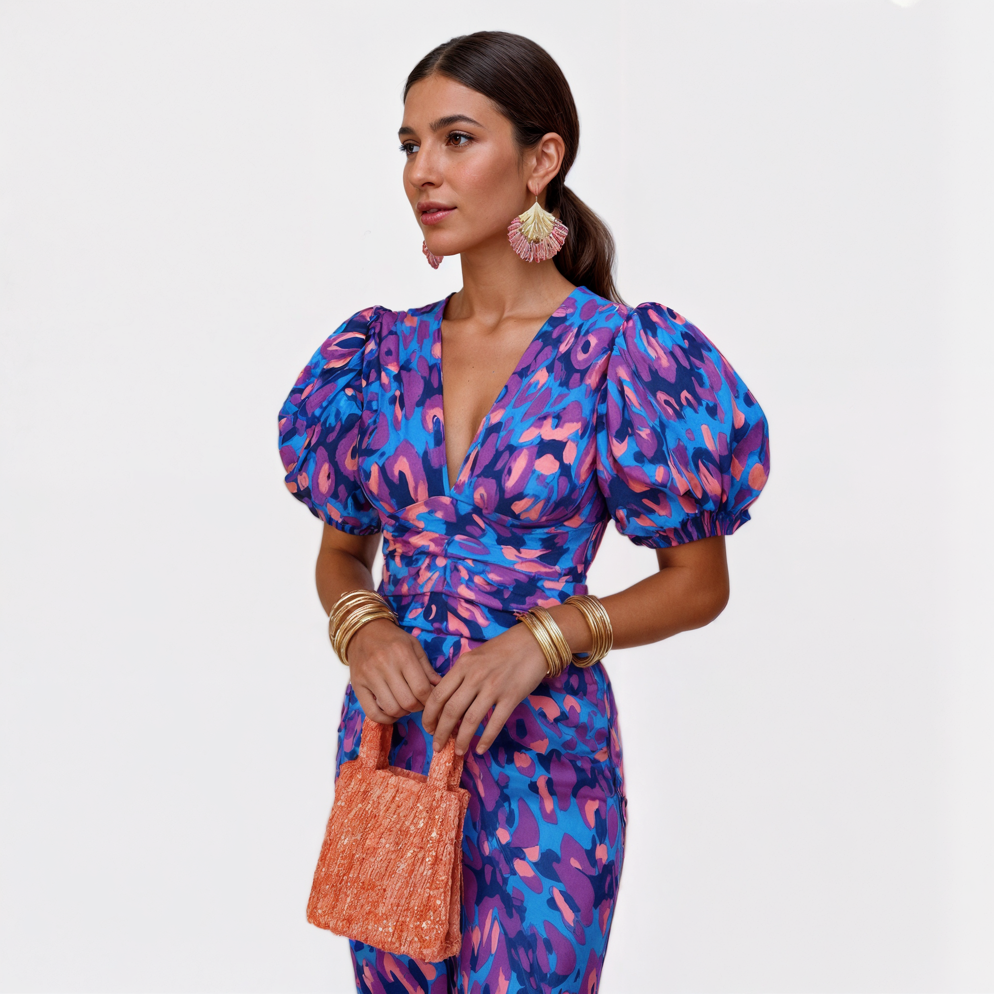 Lília - Vestito Fuego Tropical