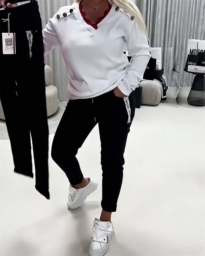 Pantaloni Moda Elastico Coulisse