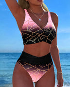 Bikini Sfumato Geometrico Linea