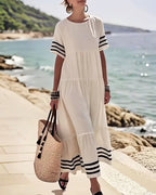 Vestito di Tendenza Vacanze a Maniche Corte
