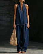 Set di jeans con cavezza colorata