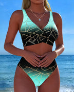 Bikini Sfumato Geometrico Linea