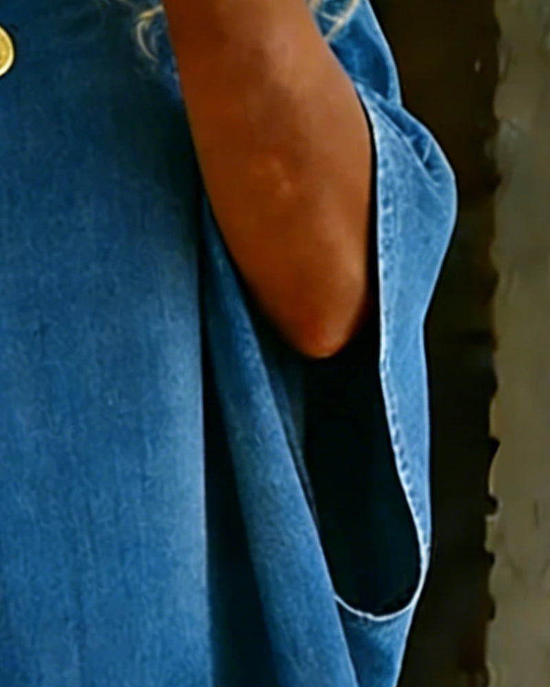 Top Blu Manica Larga Lento