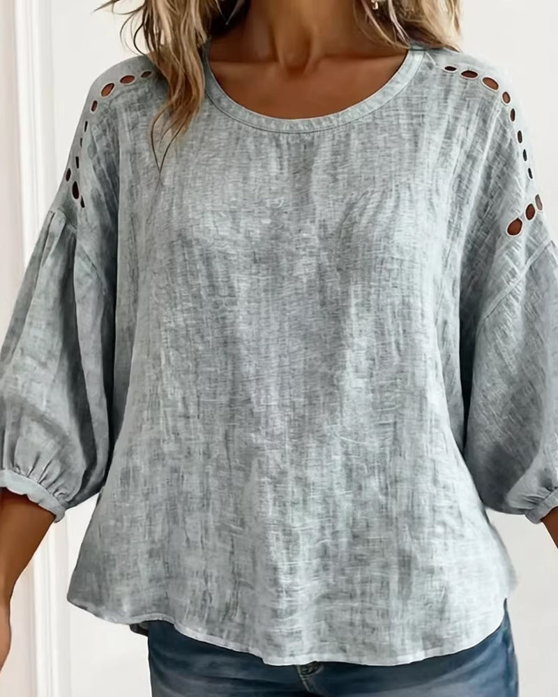 Camicetta Traforata 100% Cotone