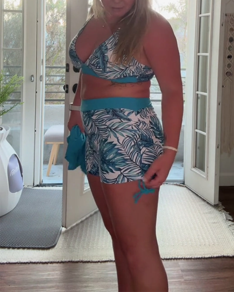 Bikini Elegante E Versatile Tempo Libero Due Pezzi