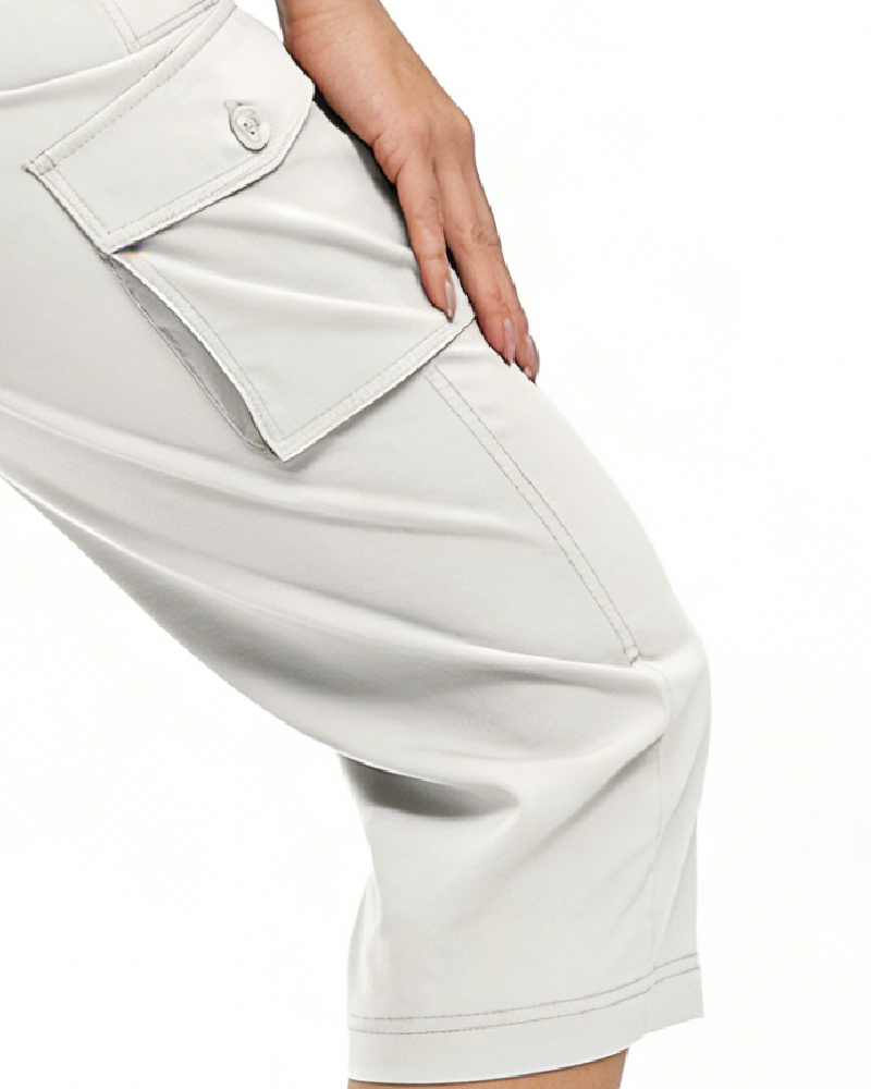 Pantaloni Casual Corti Multi-Tasche da Trekking