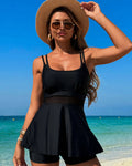 Tankini Sexy Trasparente con Inserti in Rete
