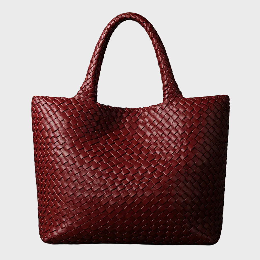 Heritage | Borsa tote artigianale in pelle e lana