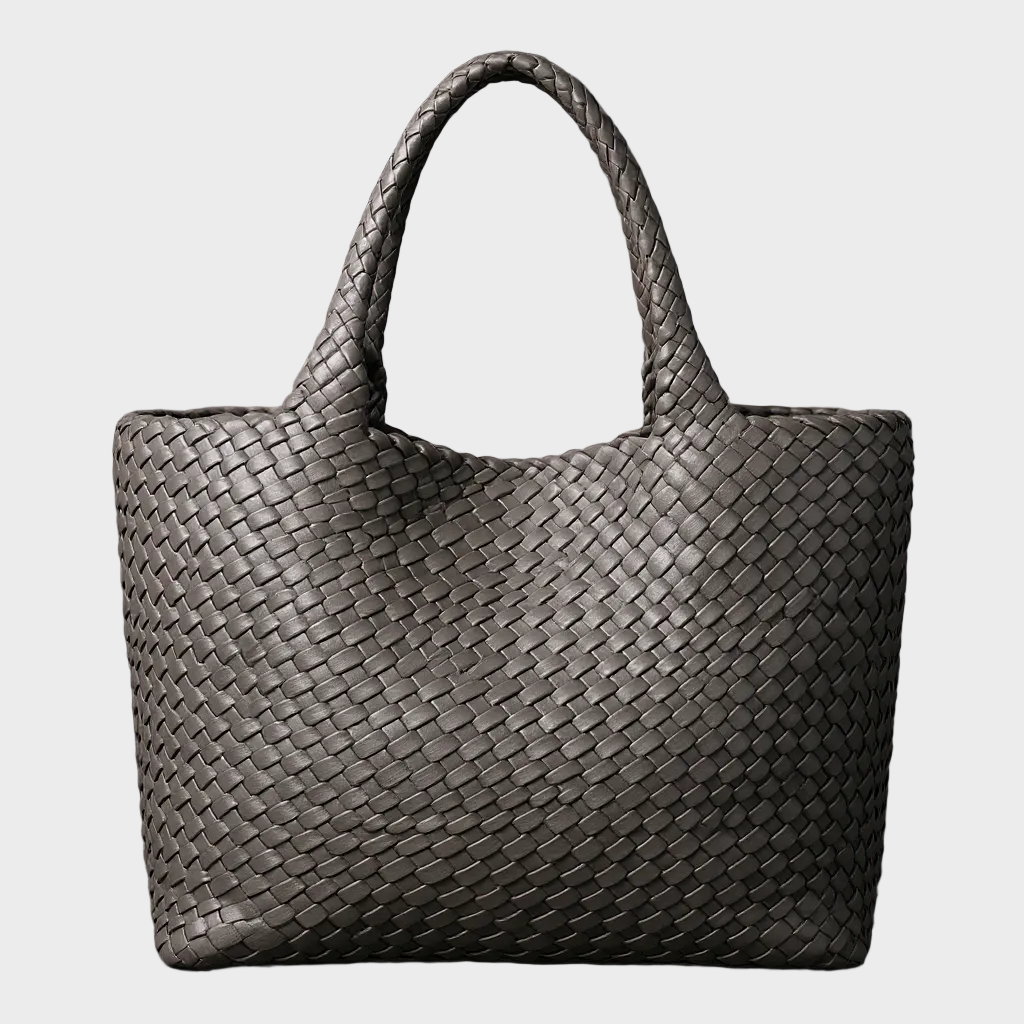 Heritage | Borsa tote artigianale in pelle e lana