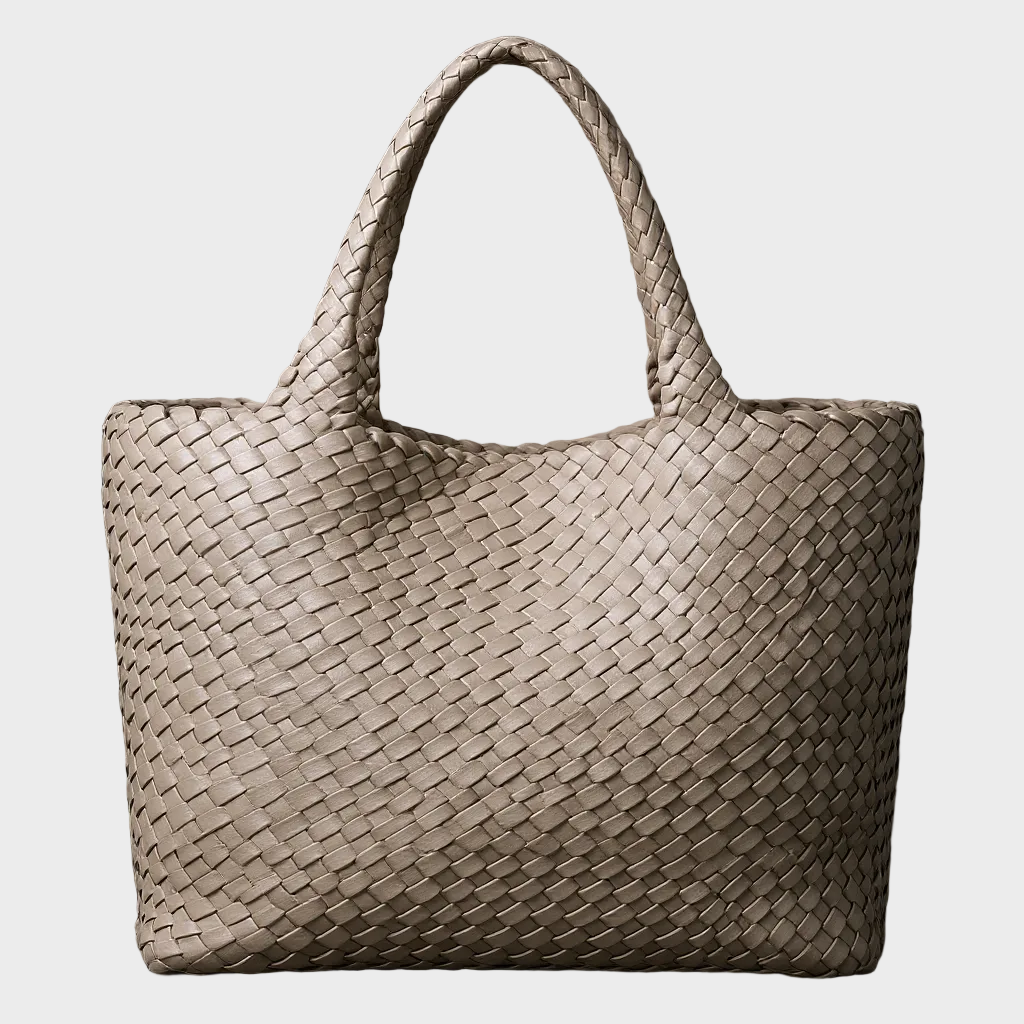 Heritage | Borsa tote artigianale in pelle e lana