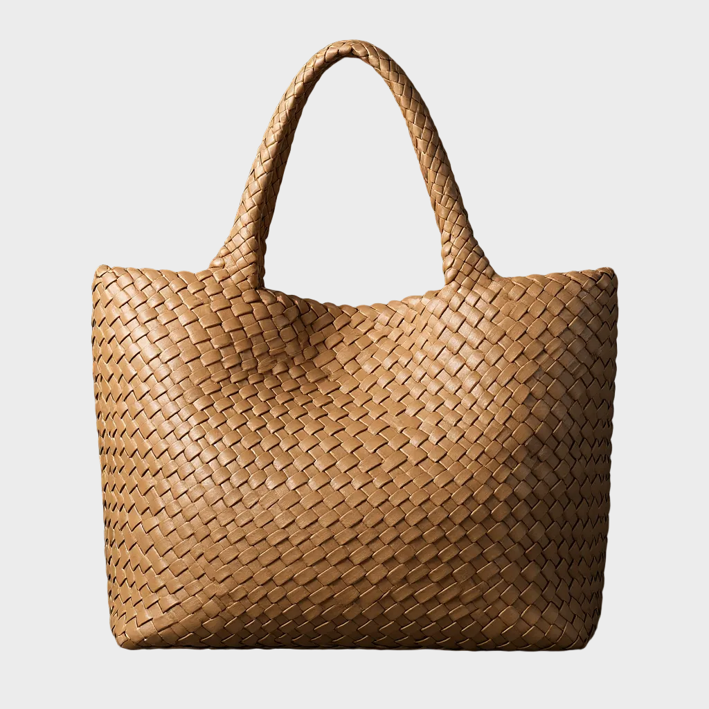 Heritage | Borsa tote artigianale in pelle e lana