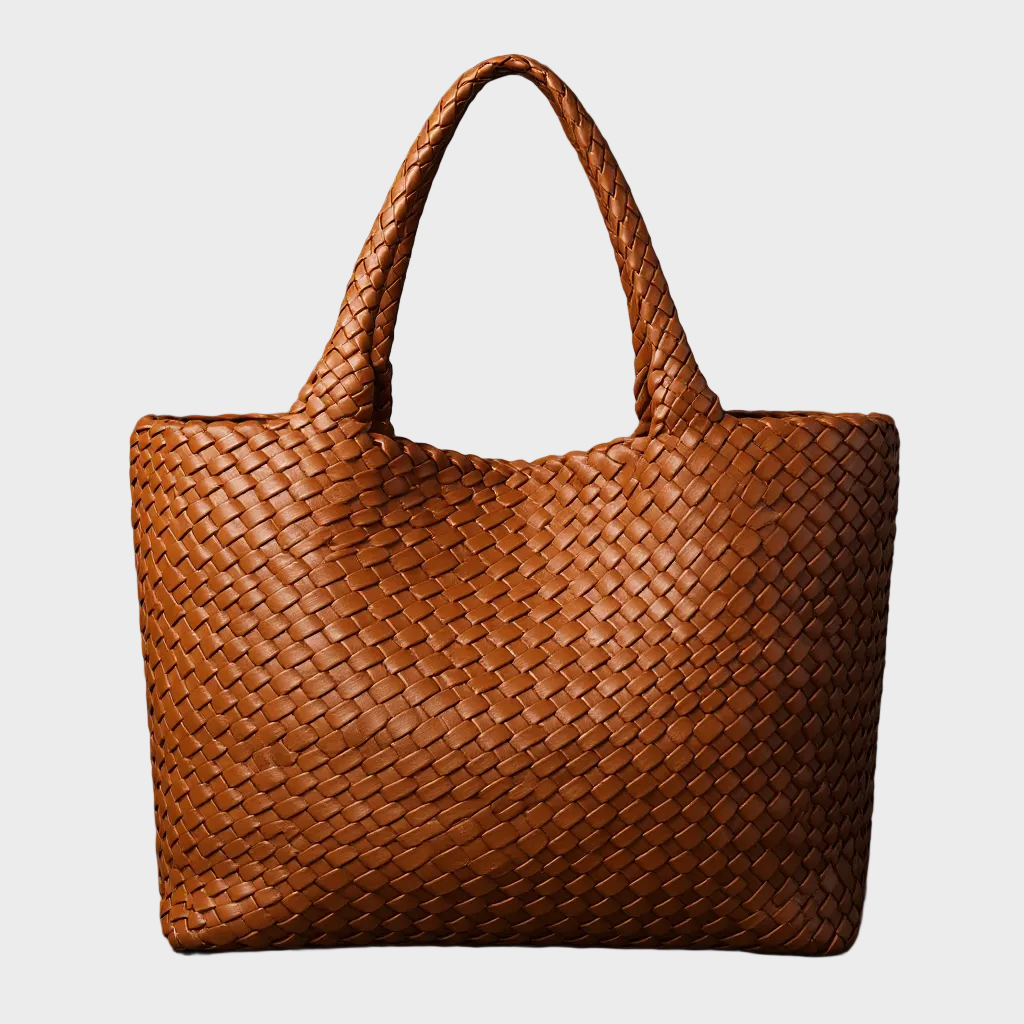 Heritage | Borsa tote artigianale in pelle e lana