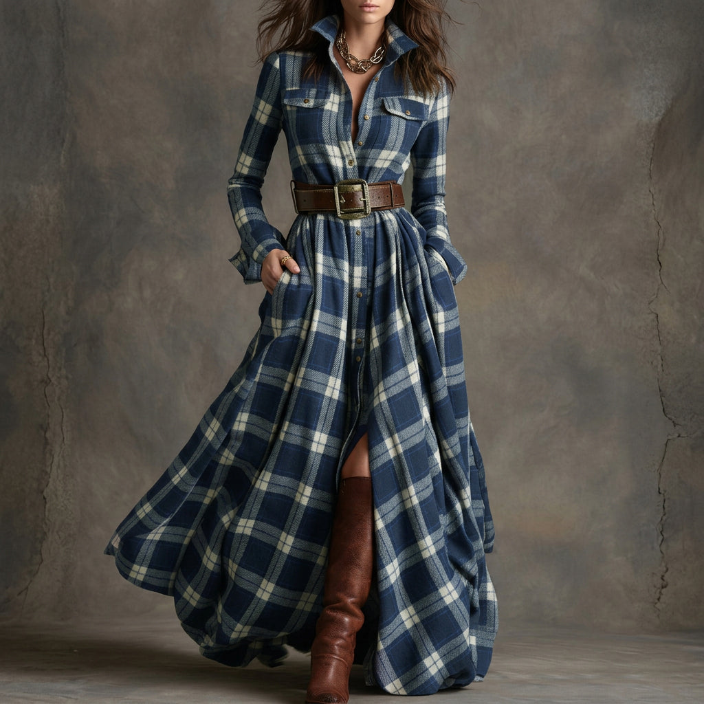 Mariana - Vestito a Camicia con Cintura