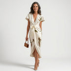 Isabel - Vestito Midi con Fiocco