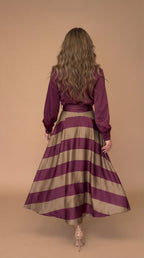 Mila | Vestito lungo a righe