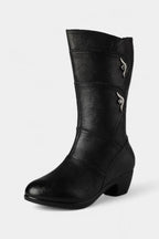 Stivaletti Hadley con zip e soletta imbottita